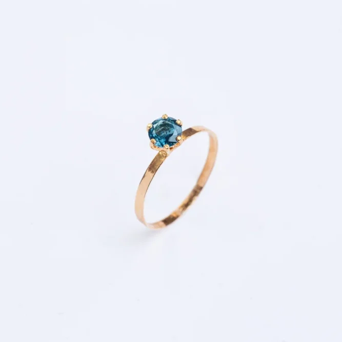 PEDRA DE TURMALINA AZUL NATURAL